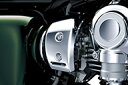 在庫有り 当日発送 Kawasaki 純正 W800/W800 STREET/W800 CAFE スロットルボディカバー(左)クローム 99994-1557(旧品番：99994-1225)