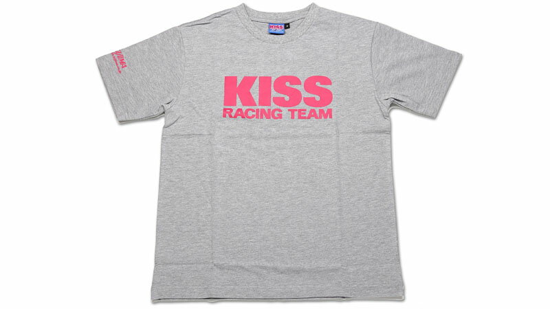 KISSレーシングチーム Tシャツ グレー レディースM KIJIMA キジマ K1345G05