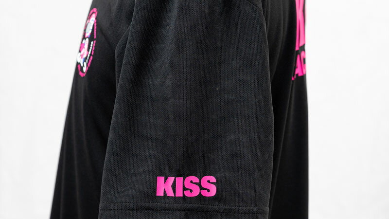 KISSレーシングチーム Tシャツ KS-003 ブラック SIZE:3L KIJIMA キジマ K1349B09