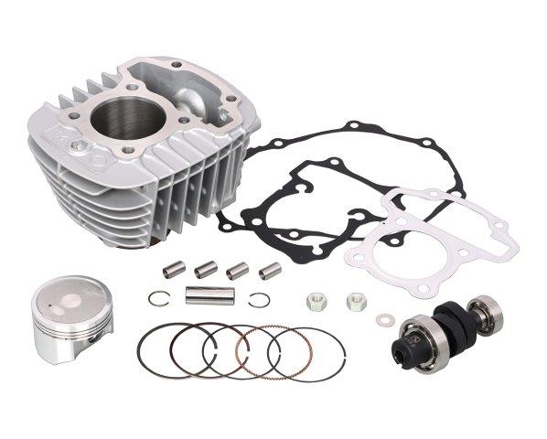 【抽選で最大100％ポイントバック】KITACO キタコ 124cc LIGHT ボアアップKIT ハイカムシャフト付・シルバーシリンダー 適合車種:スーパーカブ110(JA59全車種)/クロスカブ110(JA60全車種) 212-1456000