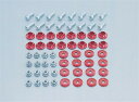 【抽選で最大100%Pバック】 KITACO キタコ ホイルピアス(RED)1ボルト モンキー 094-1013001