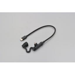 【抽選で最大100％ポイントバック】在庫有り 当日発送 DAYTONA デイトナ USB充電ケーブル タイプC Lightning L型 17212