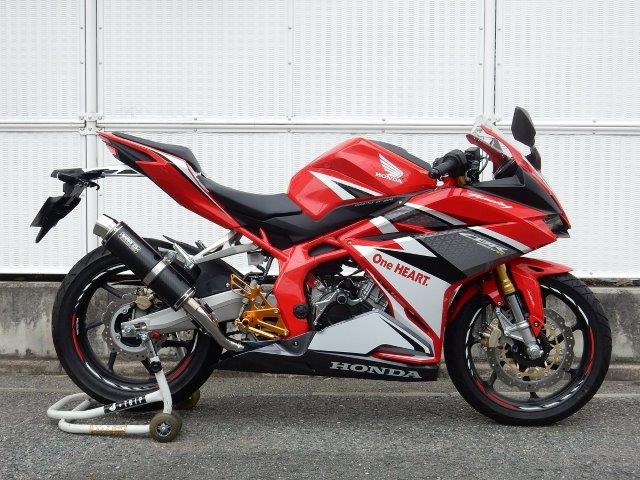 WR’S ダブルアールズ マフラー ラウンド・カーボンサイレンサー スリップオン BC1230JM