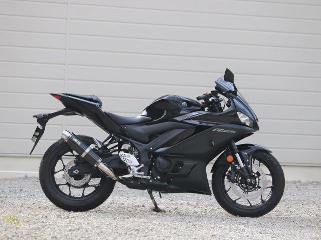 WR’S ダブルアールズ マフラー ラウンド・カーボンサイレンサー スリップオン YZF-R25/MT-25 BC2270JM