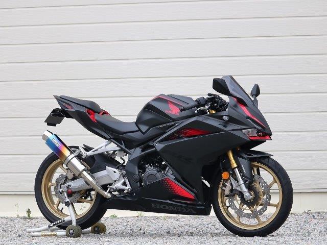 WR’S ダブルアールズ マフラー ラウンド・焼き色チタンサイレンサー スリップオン BK1240JM