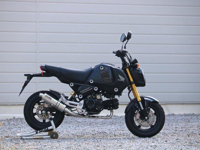 WR’S ダブルアールズ ショートオーバル ステンレスタイプ フルエキゾースト LA1180JM