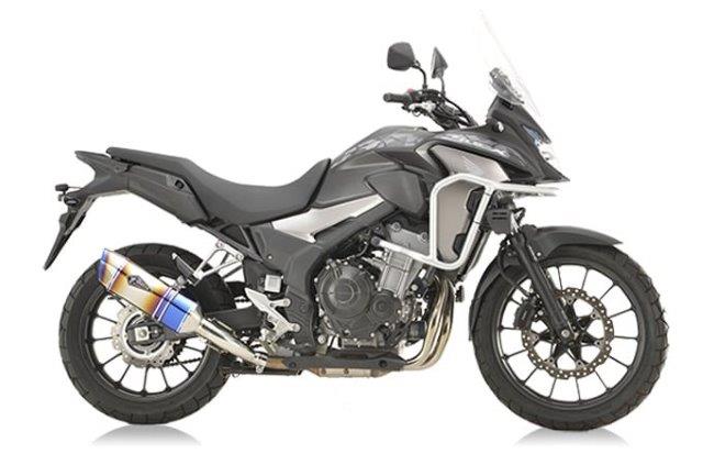 251 cc 〜400 cc  - r’s gear アールズギア リアルスペックスリップオン タイプS カラー:チタンドラッグブルー 400X(19-21.22-) RH43-T3SD