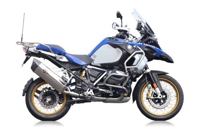 r's gear アールズギア スリップオンマフラー BMW R1250GS/GS-ADV('19〜)リアルスペック シングル チタンポリッシュ RB22-C1ST