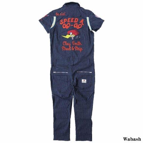 【対象ショップ限定!抽選で最大100%ポイントバック】ORIONACE オリオンエース CLAYSMITH クレイスミス TOOTH ショートスリーブ カバーオール Sサイズ WABA CSY-6159-WABA-S