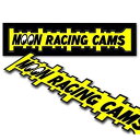 ORION ACE オリオンエース MOONEYES MOON RACING CAM ステッカー イエロー 13×2.5cm ステッカー/キーリング DM-171
