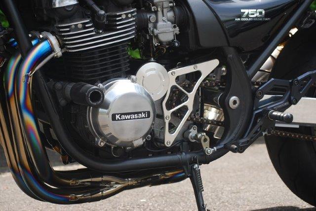 【抽選で最大100％ポイントバック】Bagus! バグース フロントスプロケットカバーセット Kawasaki カサワキ ゼファー750 シルバー BG-FSPCS03SL