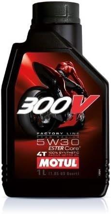 MOTUL `[ Ki SAESx : 5W-30 y1Lz 300V FACTORY LINE ROAD RACING(300V t@Ng[C [h[VO) y2փGWICz 104109