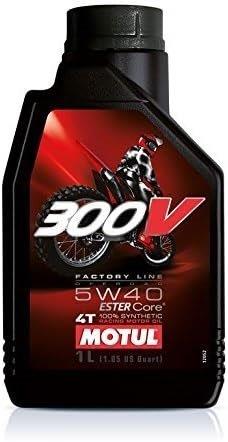 MOTUL `[ Ki SAESx : 5W-40 y1Lz 300V FACTORY LINE OFF-ROAD(300V t@Ng[C It[h) y2փGWICz 104134