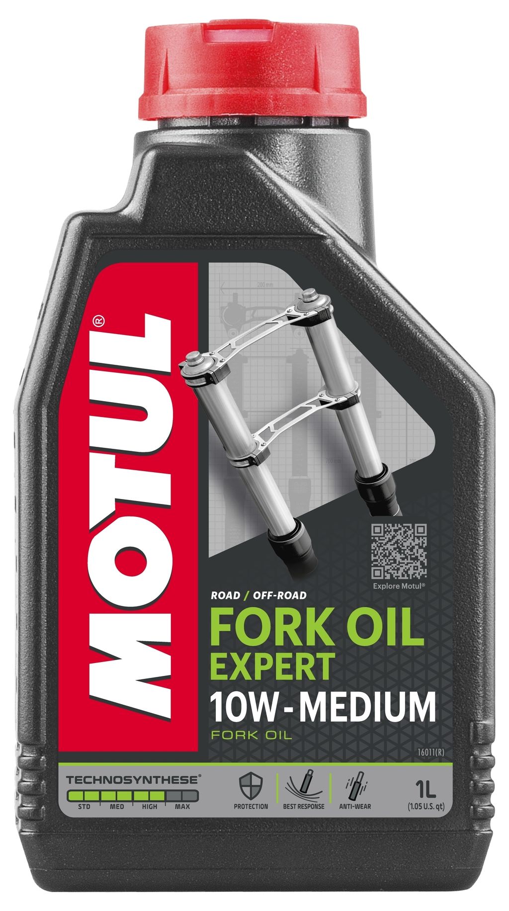 MOTUL `[ Ki SAESx : 10W y 1L z FORK OIL EXPERT MEDIUM(tH[NIC GLXp[g ~fBA) ytH[NICz 105930