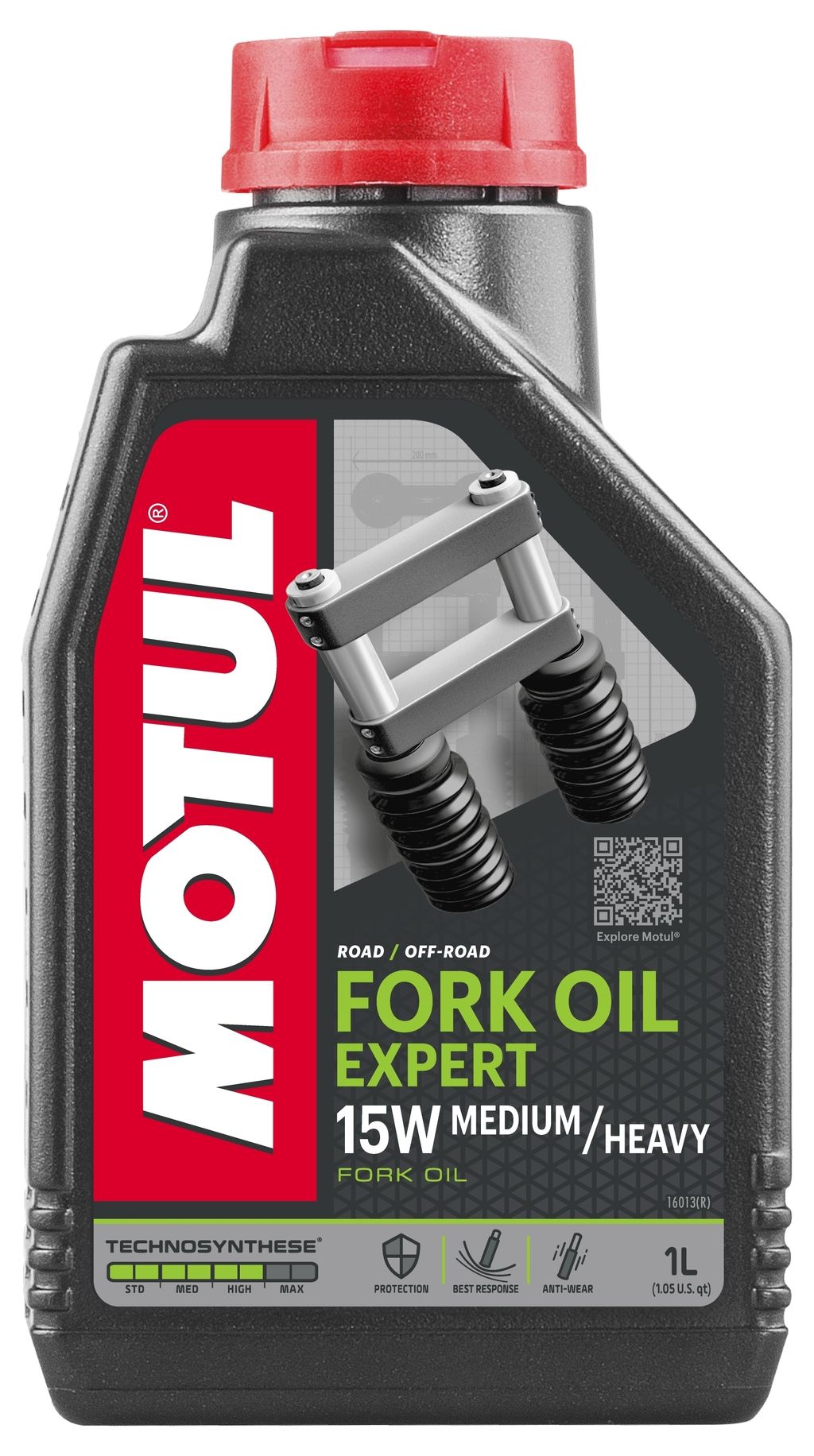 MOTUL `[ Ki SAESx : 15W y 1L z FORK OIL EXPERT MEDIUM-HEAVY(tH[NIC GLXp[g ~fBAwr[) ytH[NICz 105931