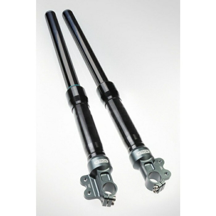 NITRON ナイトロン フロント フォーク DLCコーティング NTF 43 CR2 Series 全長 : 800 mm バネレート : 8.5 N/mm 車種 : 汎用 NTF43CR2-BKBK-80085