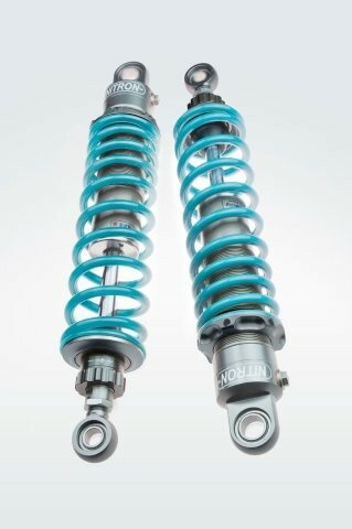 【抽選で最大100％ポイントバック】 NITRON ナイトロン カラー:タイタニアム/ターコイズ NITRON TWIN SHOCK TWIN R1 Series リアショック HONDA CB1100 10-16 TSH05LDST-TQ