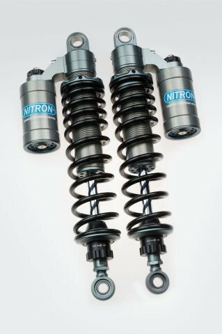 【抽選で最大100％ポイントバック】 NITRON ナイトロン カラー:タイタニアム/ブラック TWIN SHOCK TWIN R3 Series リアショック HARLEY DAVIDSON Sportster 360mm TSHD01RT-BK