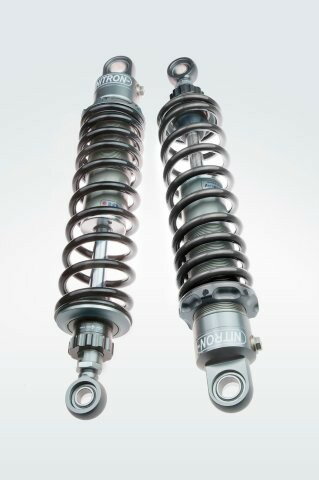 【抽選で最大100％ポイントバック】 NITRON ナイトロン カラー:タイタニアム/ブラック NITRON TWIN SHOCK TWIN R1 Series リアショック KAWASAKI ZRX1200 DAEG ALL TSK01ST-BK