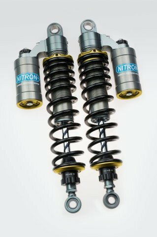 【抽選で最大100％ポイントバック】 NITRON ナイトロン カラー:ゴールド/ブラック NITRON TWIN SHOCK TWIN R3 Series リアショック SUZUKI GSX1400 ALL TSS01RG-BK