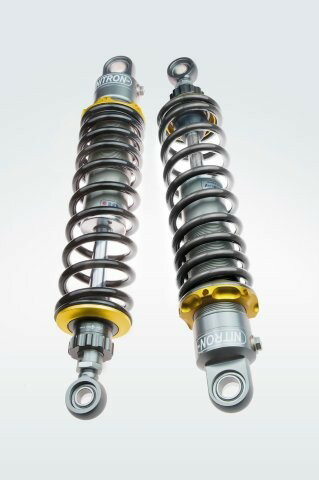 【抽選で最大100％ポイントバック】 NITRON ナイトロン カラー:ゴールド/ブラック NITRON TWIN SHOCK TWIN R1 Series リアショック SUZUKI GSX1400 ALL TSS01SG-BK