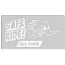 ORION ACE オリオンエース CLAY SMITH クレイ スミス SAFE RIDE STICKER ホワイト ステッカー/キーリング CSY-3946