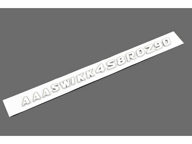 ARCHI アーキ PMC ピーエムシー 3Dエンブレム 大文字 クロームメッキ 16文字 189-1110/2