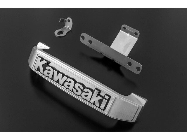 【納期お問い合わせ下さい】 ARCHI アーキ PMC ピーエムシー BIGステムエンブレム&ステーセット Kawasaki小文字 シルバー Z900RS CAFE 189-1182-2