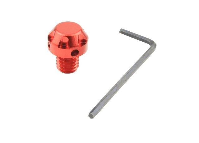 POSH Faith ポッシュ フェイス NASAタイプミラーホールカバーキャップ M8 逆ネジ（1個入） レッド 0008..