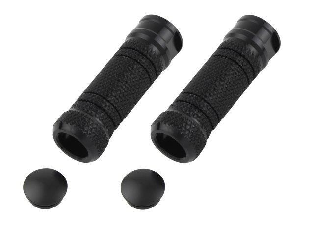 POSH Faith ポッシュ フェイス アルミマシンドステップバー ローレット [ストレート] M8タップ タイプ ブラック