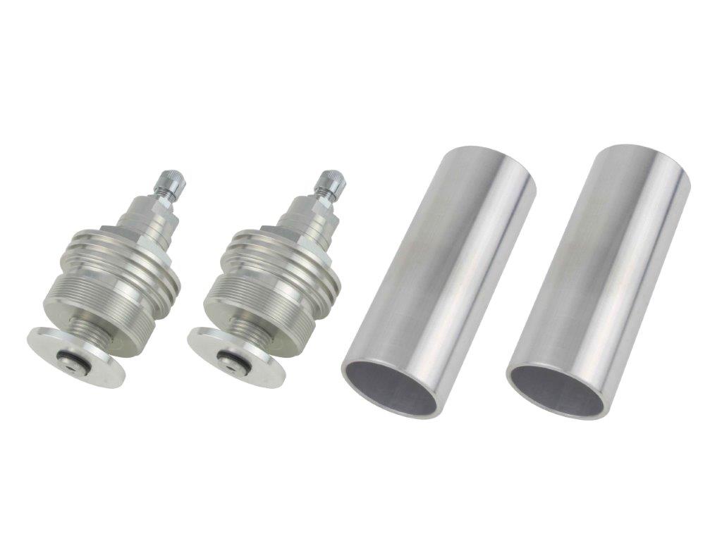 【抽選で最大100％ポイントバック】POSH Faith ポッシュ フェイス イニシャルアジャスターType1（エアーバルブ付） シルバーボディ/シルバーシャフト GPZ900R(A7-A11) 033065-03