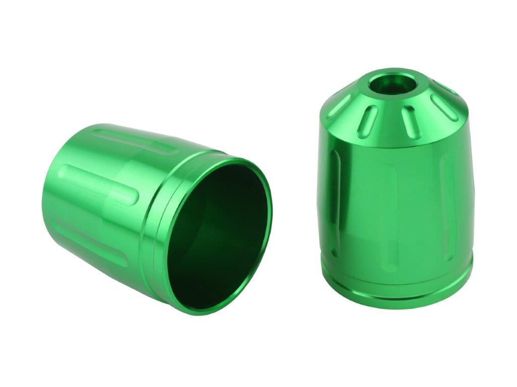 POSH Faith ポッシュ フェイス ウルトラヘビーバーエンドタイプ2アウターカバーのみ M6タイプ（2pcs./セット） ライムグリーン 033679-28-10(2)