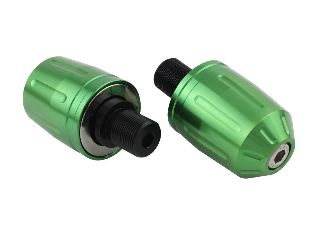 POSH Faith ポッシュ フェイス ウルトラヘビーバーエンドタイプ2 カワサキ純正ハンドル用 M17タイプ ライトグリーン 033989-18-10(2)