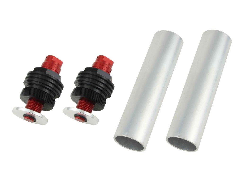 【抽選で最大100％ポイントバック】POSH Faith ポッシュ フェイス イニシャルアジャスターType2（エアーバルブ無し） ブラックボディ/レッドシャフト W400(ALL) 042666-02