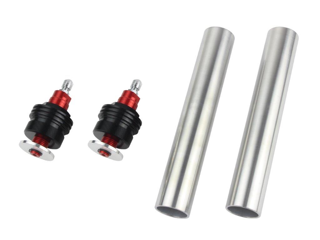 【抽選で最大100％ポイントバック】POSH Faith ポッシュ フェイス イニシャルアジャスターType1（エアーバルブ付） ブラックボディ/レッドシャフト CB400SF/VersionS/V-TEC・SPEC-II/III/※1997バージョンS使用不可 050665-02