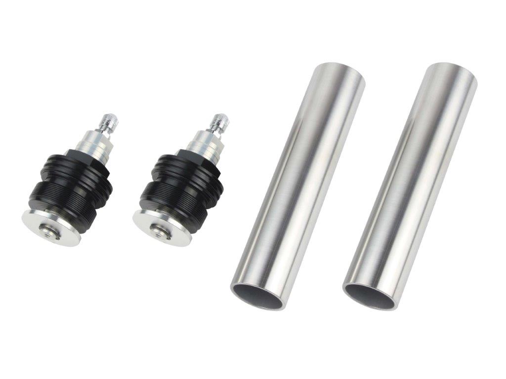 POSH Faith ポッシュ フェイス イニシャルアジャスターType1（エアーバルブ付） ブラックボディ/シルバ..