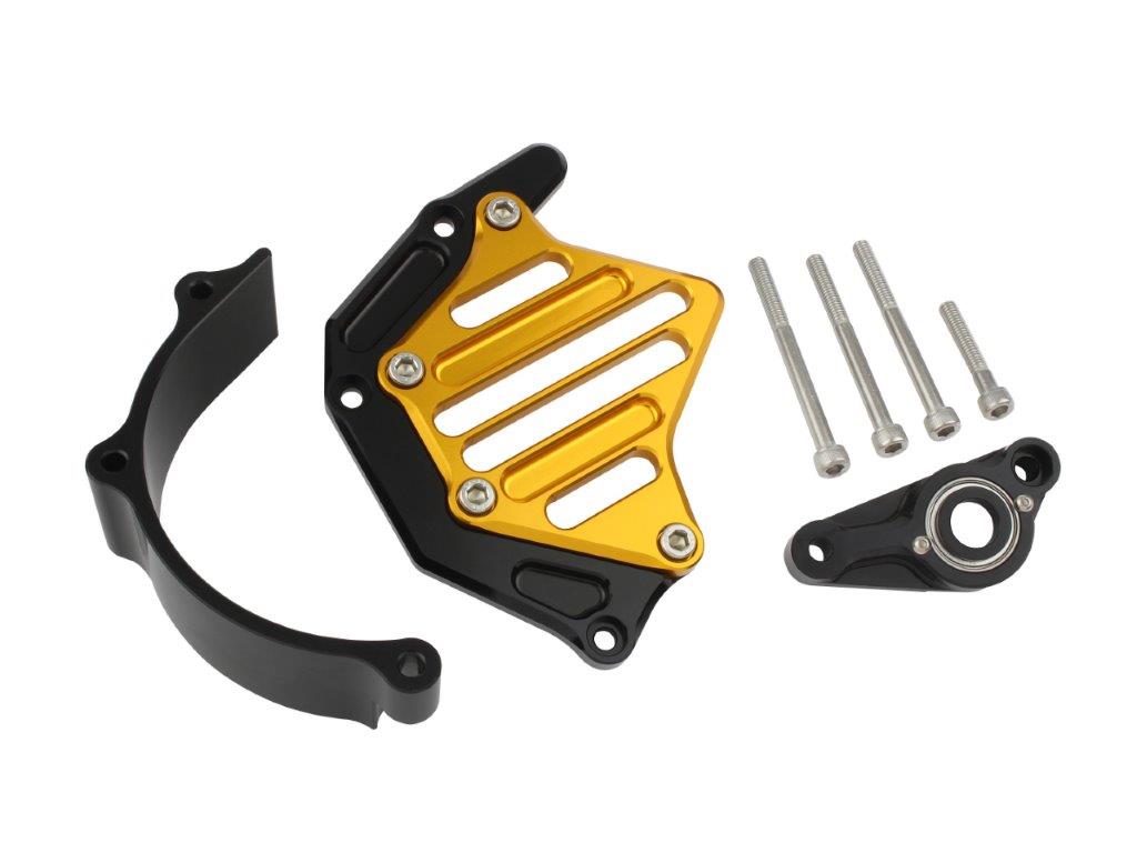 POSH Faith ポッシュ フェイス スプロケットカバーフルキット ブラック/ゴールド Z900RS(2018-2024)/Z900RS CAFE(2018-2024) 132214-46