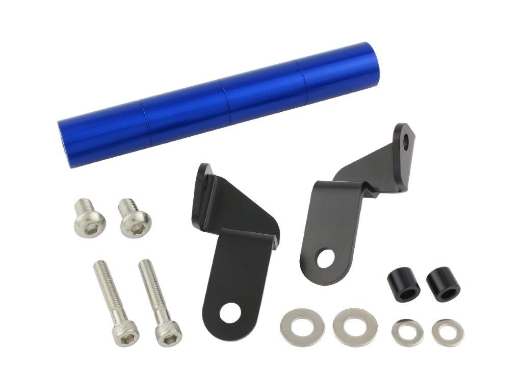 POSH Faith ポッシュ フェイス 車種専用 スマートフォンホルダーマウントステー Kawasaki カワサキ NINJA250/NINJA400 ブルー 135179-01