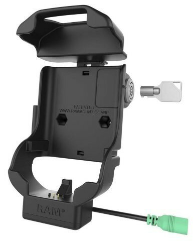 RAM MOUNTS ラムマウント GDSパワードック(Zebra TC70/72/75/77専用) キーロック付 ボール無 RAM-HOL-ZE7LU