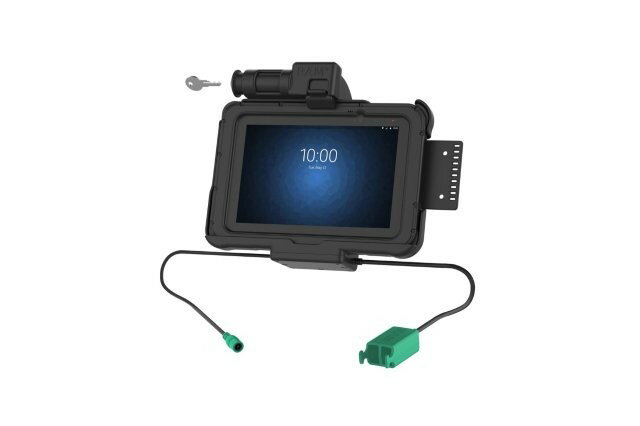 4月下旬入荷予定 RAM MOUNTS ラムマウント GDSパワードック(Zebra ER5x 8.3/8.4専用) USB TypeAポートx2 キーロック付 ボール無 RAM-HOL-ZE10PD2KLU