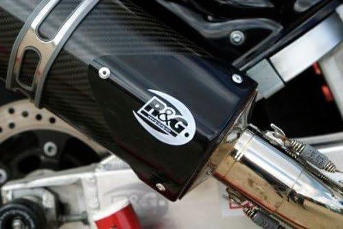 R&G アールアンドジー エキゾースト サイレンサー フロテクター マフラースライダー ブラック Tri Oval Exhaust Protector 右 RG-EP0007BK2