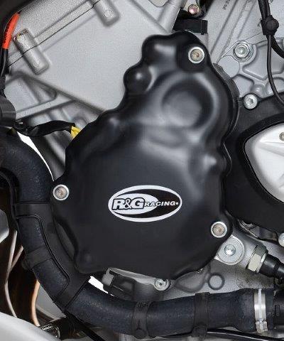 R&G アールアンドジー エンジンケース カバー カラー:ブラック 強度高い 最高耐熱 左右セット MV AGUSTA Stradale800(15-)/Turismo Veloce 800(15-) RG-KEC0084BK