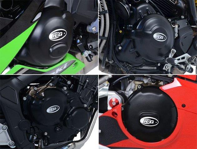 R&G アールアンドジー エンジンケース カバー カラー:ブラック 強度高い 最高耐熱 左右セット TRIUMPH Speed Triple/R(16-18)/Speed Triple S(16-18)/Tiger 1050 Sport(16-) RG-KEC0093BK