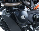 R&G アールアンドジー エンジンケース カバー カラー:ブラック 強度高い 最高耐熱 左右セット KTM 125DUKE(17-)/ RC125(17-) RG-KEC0106BK