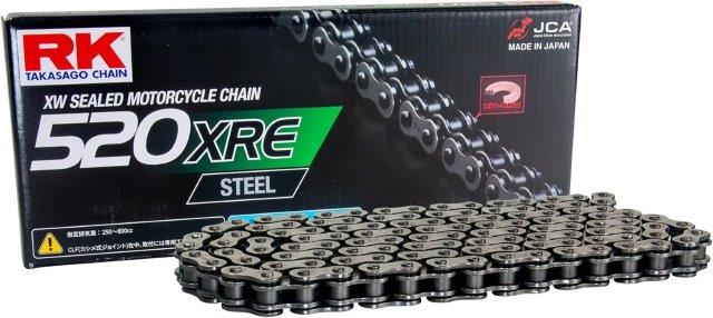 RK アールケー ジャパン TAKASAGO CHAIN 520XRE 108L リンク数 : 108L カラー : スチール 520XRE-108L