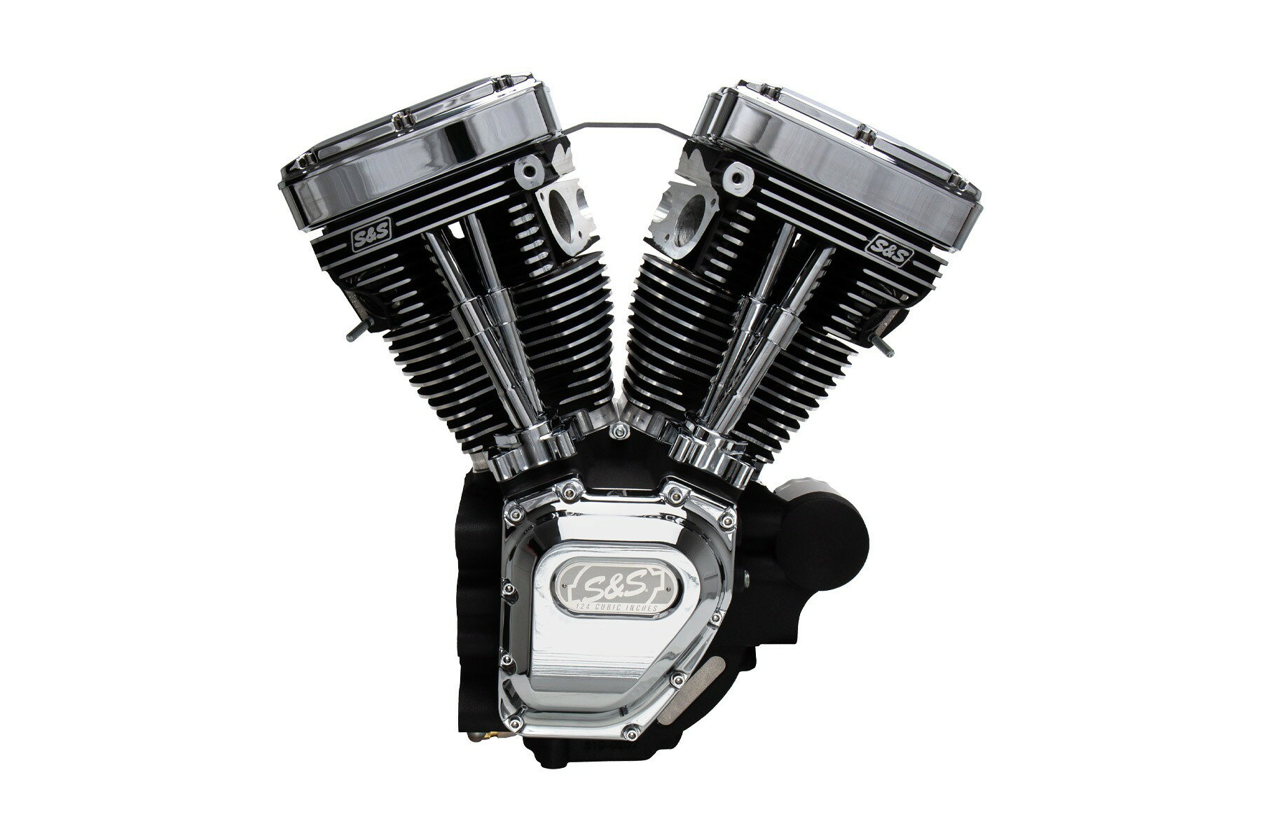 S&S Cycle ��������ɥ����������� T124 ���󥸥�ASSY W.BLACK TOURING 07-16 310-0400A