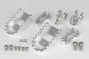 【抽選で最大100%ポイントバック】SP武川 SPタケガワ ビレットワイドステップキットシルバー CL250/500 06-13-0088SP武川 SPタケガワ...