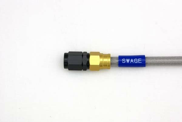【抽選で最大100％ポイントバック】 SWAGE-LINE スウェッジライン フロントホースキット G＆K/クリア CRM50/80 88-99 GAF044