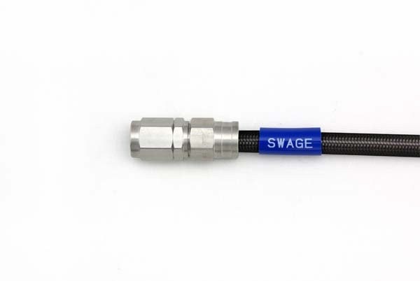 SWAGE-LINE スウェッジライン FホースKIT 96-03 BLK ハーレーXLH883 86-03 STFB810