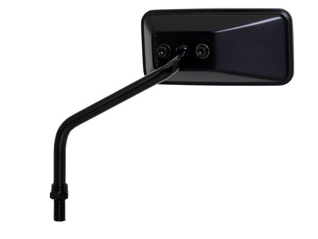 【対象ショップ限定！抽選で最大100％ポイントバック】TANAX タナックス カスタムスクエアミラー BK シルバー鏡 左側 AC-104-10L